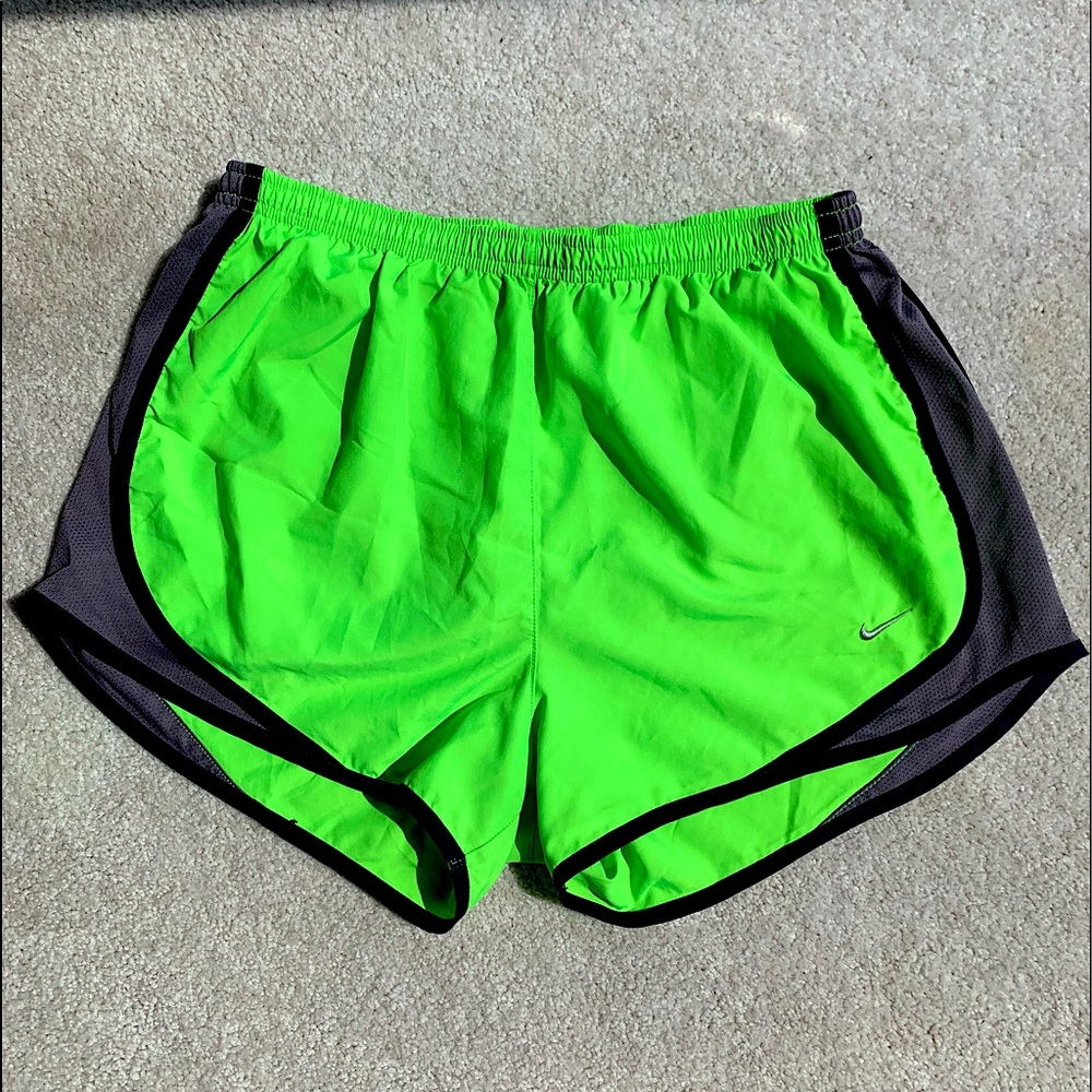 Nike | Electric Green Athletic Shorts | GREEN - MEDIUM